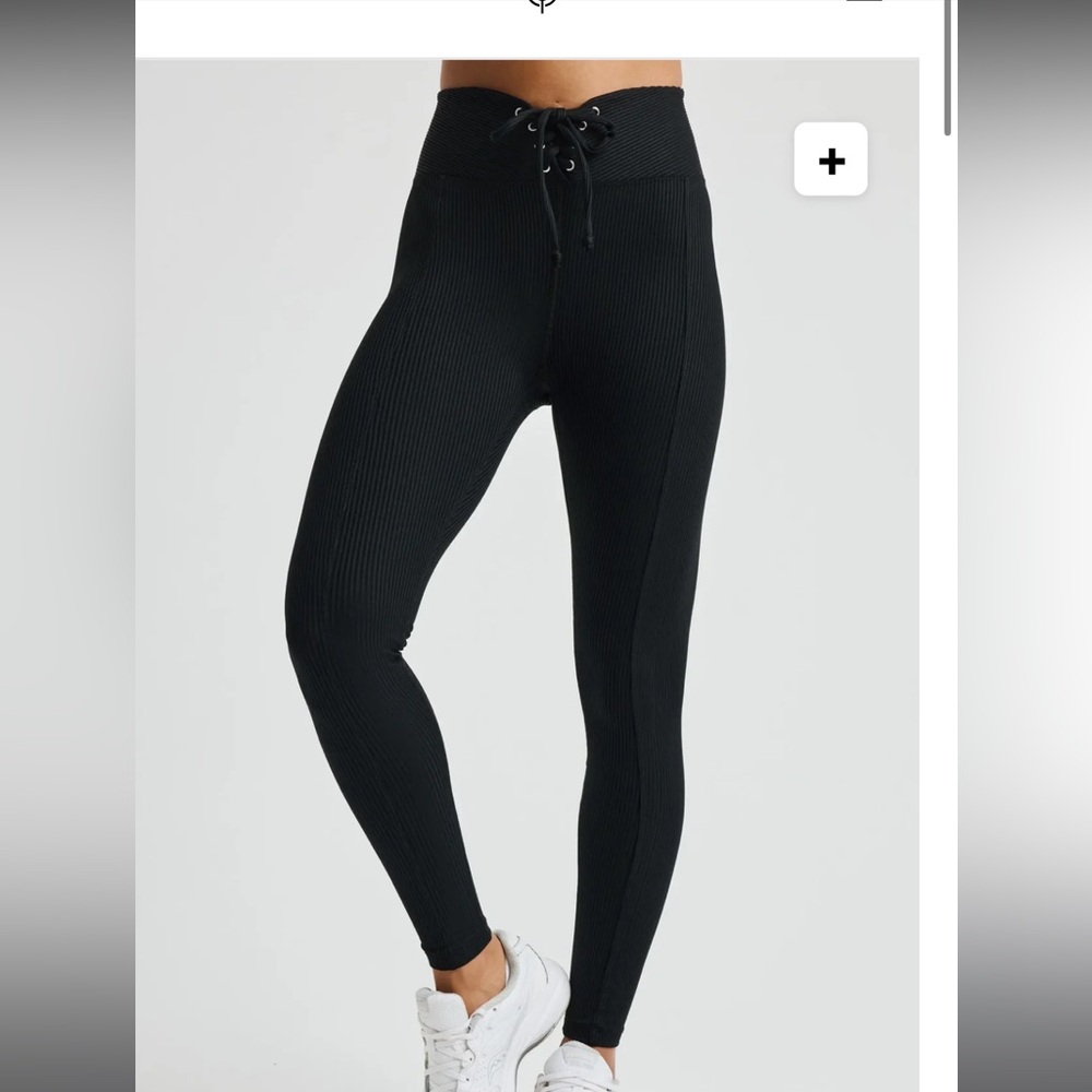 Year of ours ribbed football legging size small black